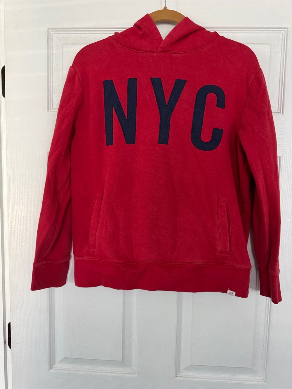 Kids Gap XXL  Red 'NYC' Hoodie Sweater - Casual Pullover
